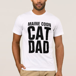 Camisetas de PAPÁ de gato MAINE COON