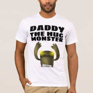 CAMISETAS DE PAPÁ DIVERTIDAS, HUG MONSTER