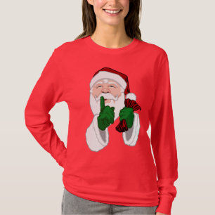 Camisetas de Papá Noel para Mujeres Camisetas de S