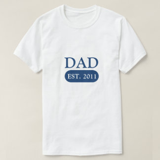 Camisetas de papá | Plantilla De Año Est
