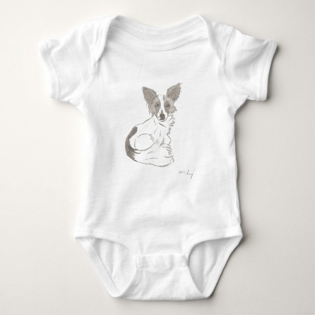 Camisetas de Papillon Sketch (Anverso)