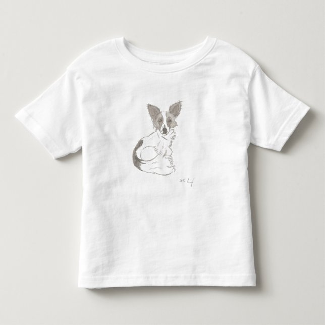 Camisetas de Papillon Sketch (Anverso)