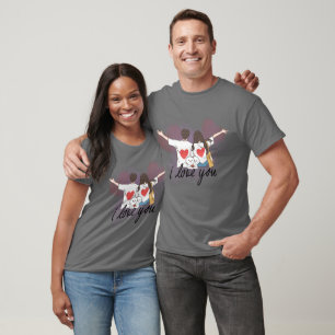 Camisetas de Pareja a Juego – Diseño Te Amo