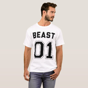 Camisetas de pareja de belleza y bestias
