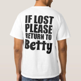 Camisetas de parejas divertidas personalizadas