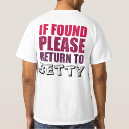 Camisetas de parejas divertidas personalizadas