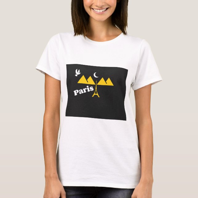 Camisetas de París para mujeres (Anverso)