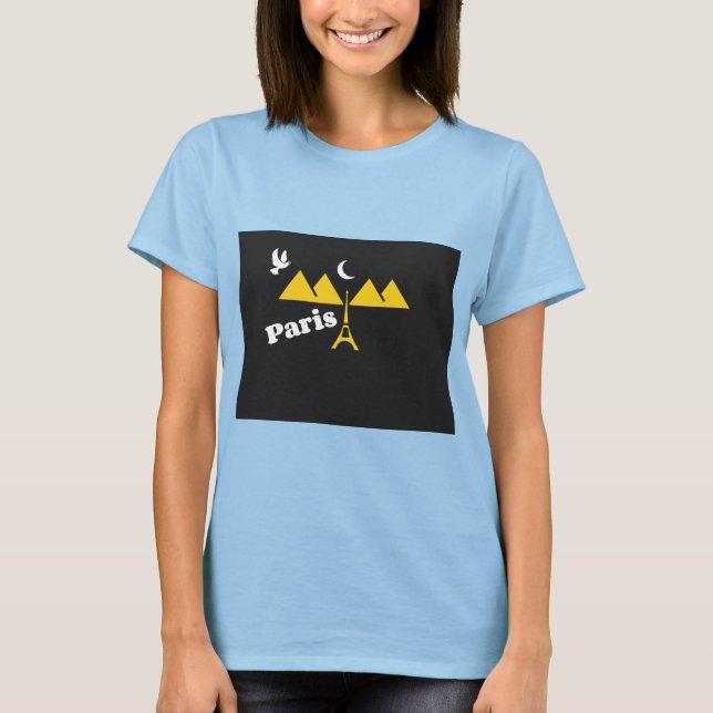 Camisetas de París para mujeres................... (Anverso)
