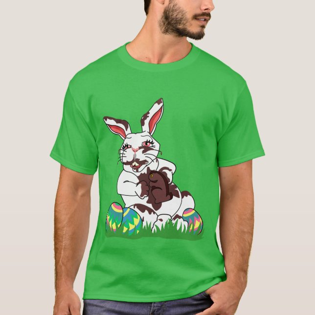 Camisetas de Pascua Camisetas Conejitas de Pascua  (Anverso)
