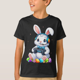 Camisetas de Pascua Conejo Huevo Divertidos Niños