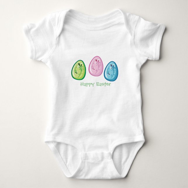 Camisetas de Pascua de Niños Huevos (Anverso)