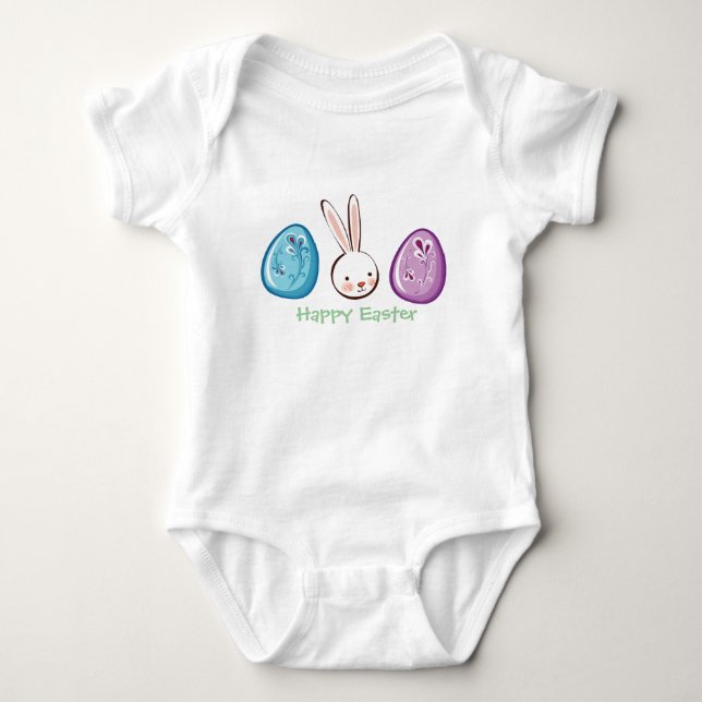 Camisetas de Pascua de Niños Huevos (Anverso)