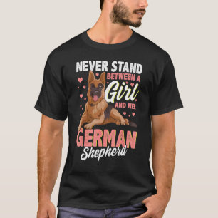 Camisetas de Pastor Alemán para Chicas Nunca se In