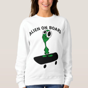 Camisetas de patinaje alienígena