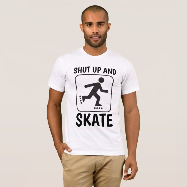 Camisetas de patinaje para ROLLER, APAGAR y SKATE (Anverso completo)