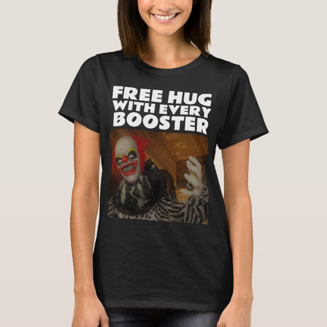 CAMISETAS DE PAYASO MALVADO PROMOTOR DE LA VACUNA  (Anverso)