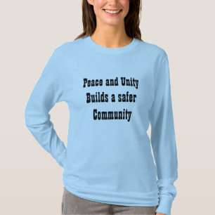 Camisetas de paz y unidad