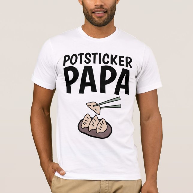 Camisetas de PEGATINA POT de POTSTICKER PAPA (Anverso)