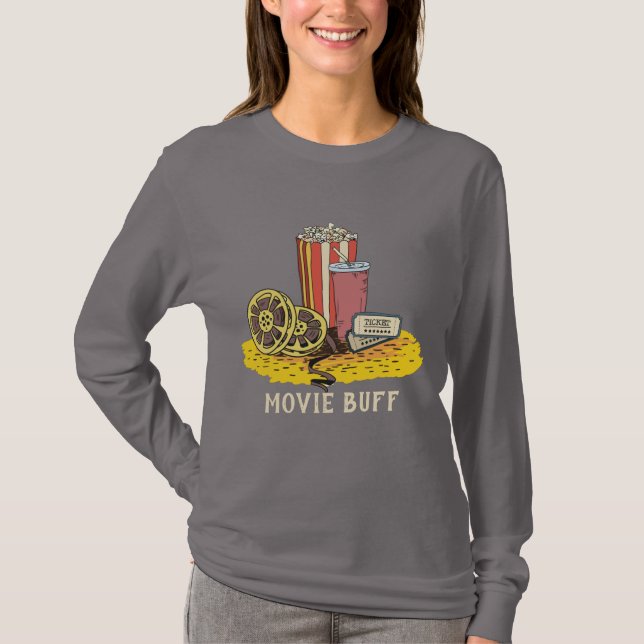 camisetas de películas de texto personalizado (Anverso)