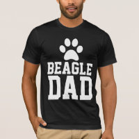 CAMISETAS DE PERRO DE BEAGLE DAD