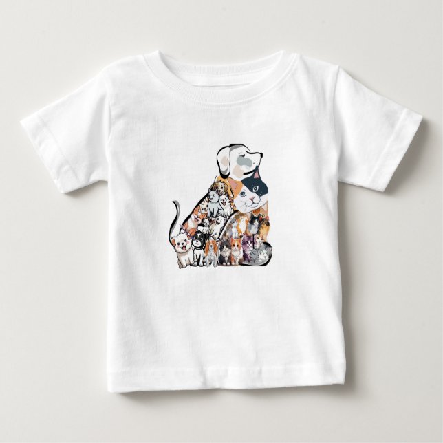 🐶 camisetas de perro de gato (Anverso)