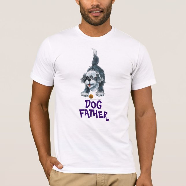 Camisetas de perro de oveja agobiante (Anverso)