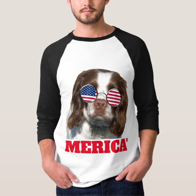 Camisetas de perro patriotas (Anverso)