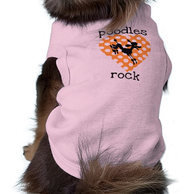 Camisetas de perro rock de los cangrejos (Atrás)