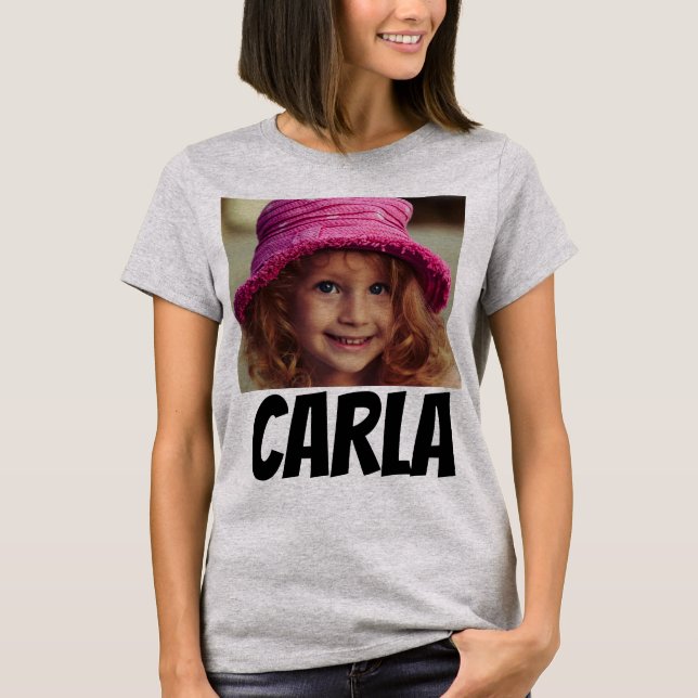 CAMISETAS DE PERSONALIZADO DE FOTO INFANTIL DE BEB (Anverso)