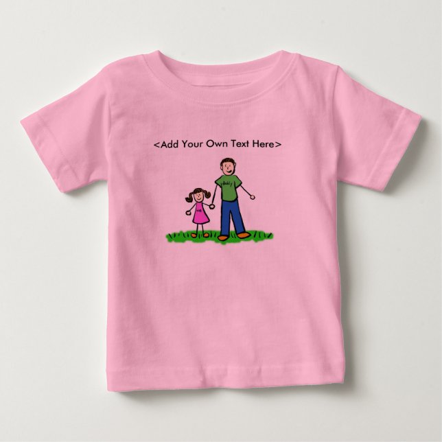 Camisetas de Personalizado de papá (familia Brunet (Anverso)
