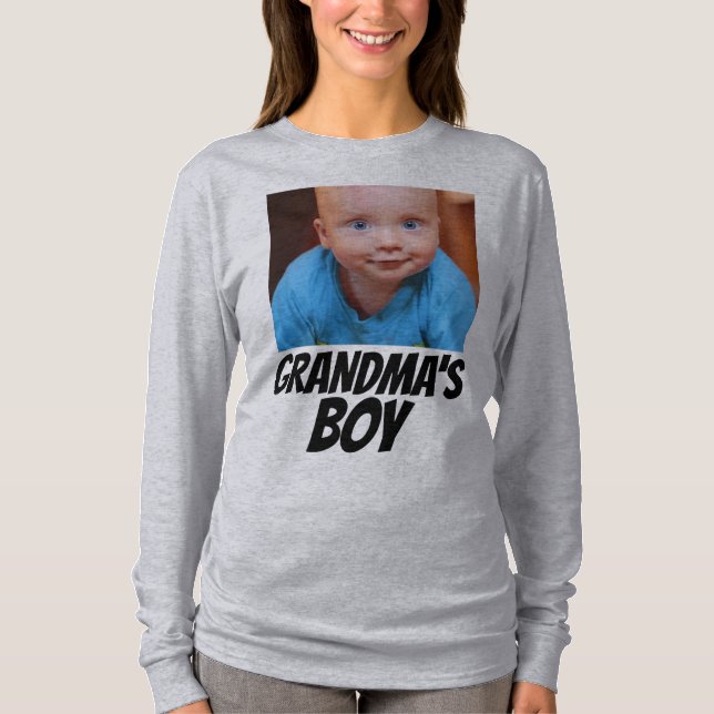 CAMISETAS DE PERSONALIZADO GRANDMA - AGREGAR FOTO  (Anverso)