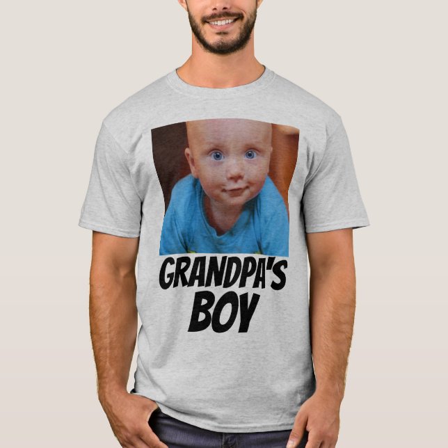 CAMISETAS DE PERSONALIZADO GRANDPA - AGREGAR FOTO  (Anverso)