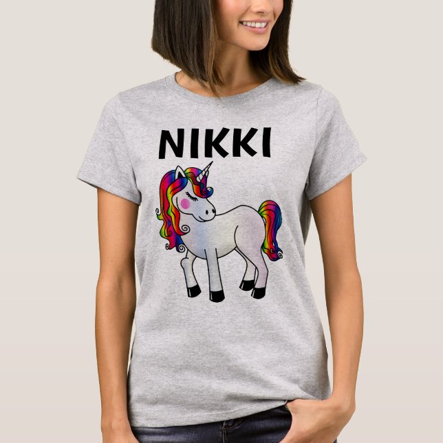 CAMISETAS DE PERSONALIZADO UNICORN PERSONALIZADAS (Anverso)