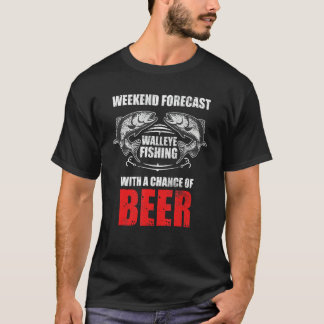 Camisetas De Pesca De Walleye Para Hombres Funny P