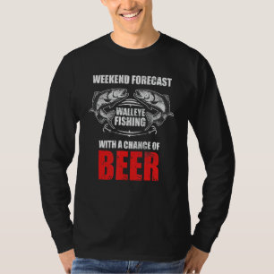 Camisetas De Pesca De Walleye Para Hombres Funny P