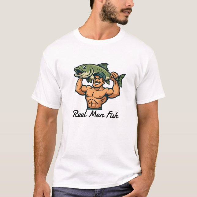 Camisetas de pesca divertidas para hombres (Anverso)