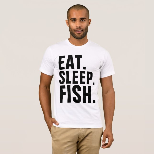Camisetas de pesca divertidas, PESCADO DURO (Anverso completo)