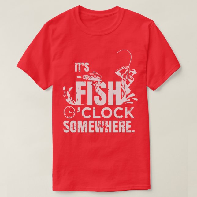 Camisetas de pesca divertidos (Diseño del anverso)