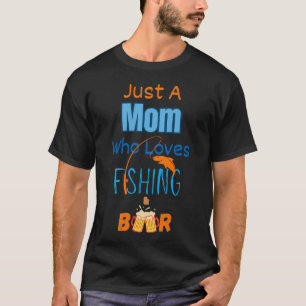 Camisetas de pesca para mujeres que aman la pesca