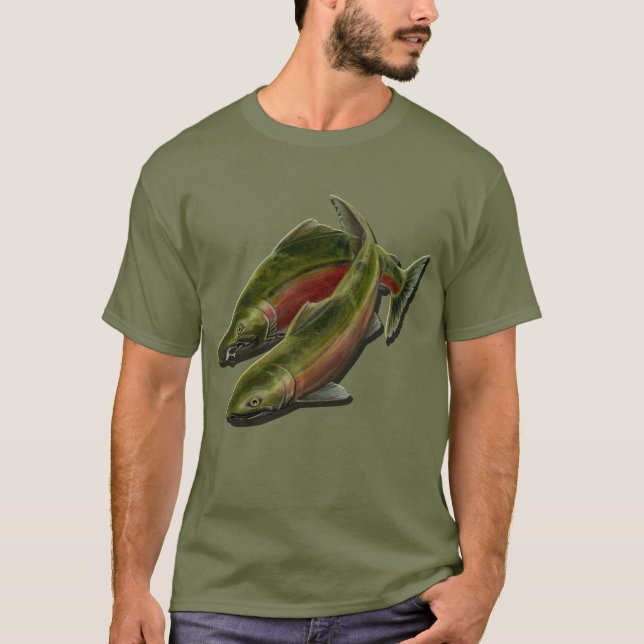 Camisetas de pesca XXL Camisetas masculinas de Coh (Anverso)