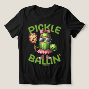 Camisetas de Pickle Ball para Mujeres Equipo de Pi