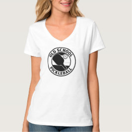 Camisetas de pickleball para damas al estilo clási