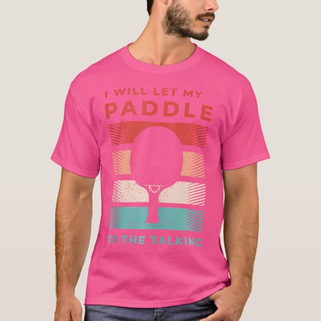 Camisetas De Ping Pong Y Regalos De Tenis De Mesa  (Anverso)