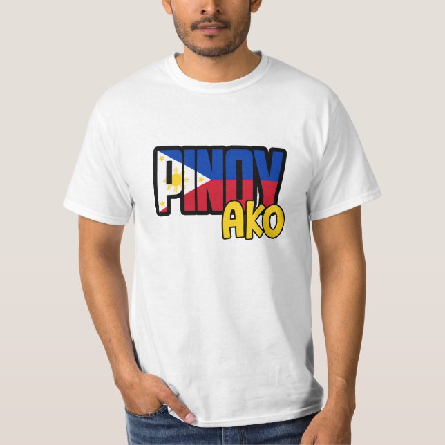 Camisetas de Pinoy Ako - camisetas filipino (Anverso)