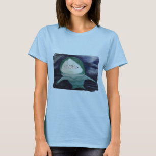 Camisetas de Pintura de Tiburón Nadando