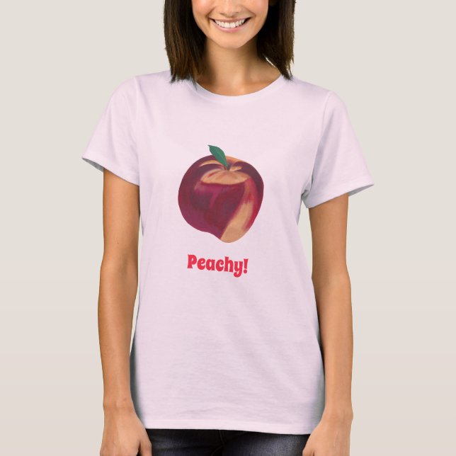 Camisetas de pintura Peachy Peach (Anverso)