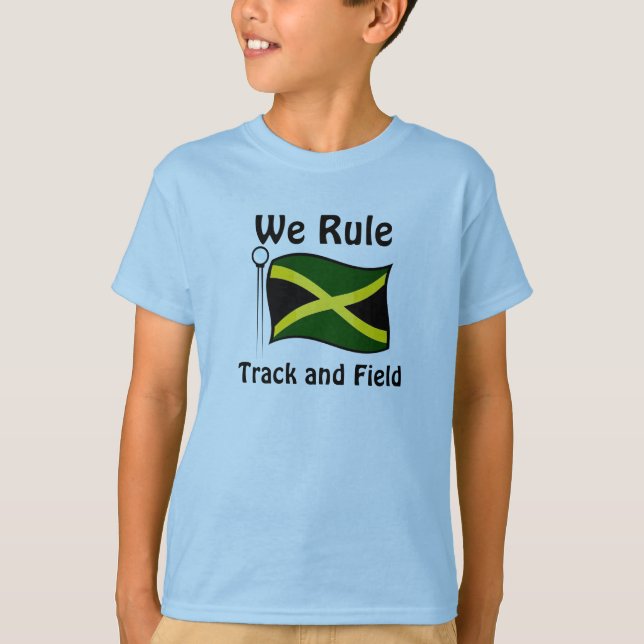 Camisetas de pista y de campo de Jamaica (Anverso)