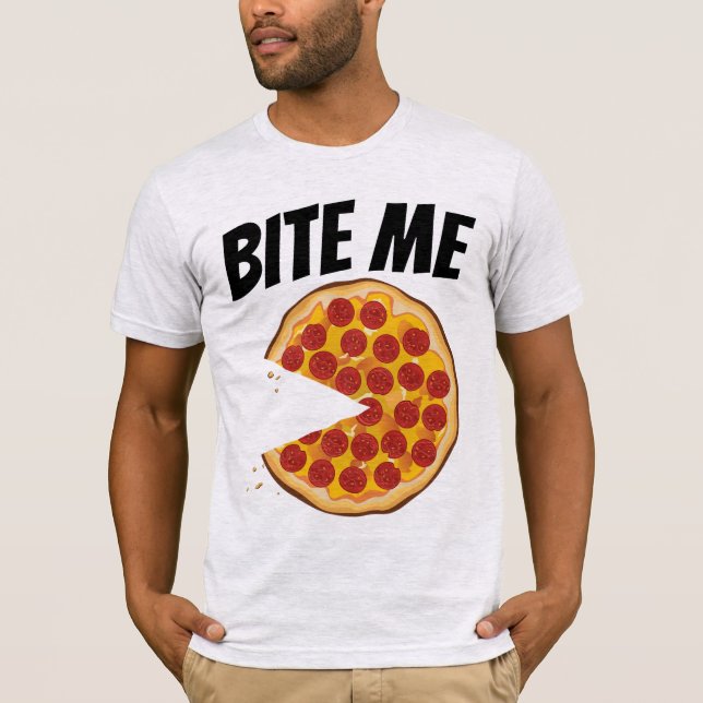 Camisetas DE PIZZA DE HOMBRES RUIDOSOS Y OFENSIVOS (Anverso)