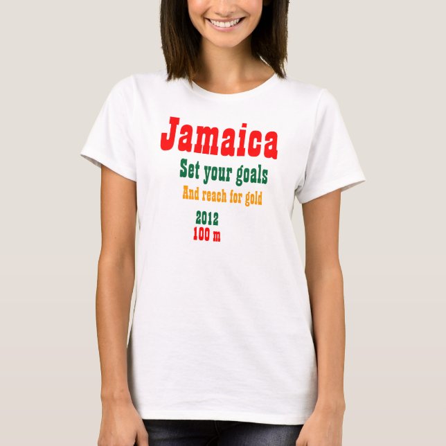Camisetas de plata de oro de Jamaica (Anverso)