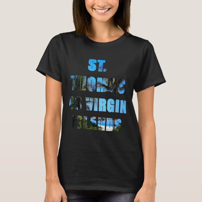 Camisetas de playa de ST Thomas (Anverso)